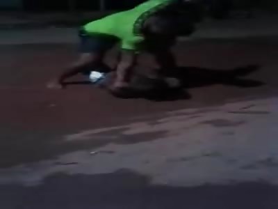 Guy Gets Beaten by a Gay Dude