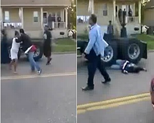 DAMN: Woman Knocks Dude out Unconscious 