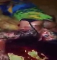 Big Boobed Woman Hacked to Death with Machete