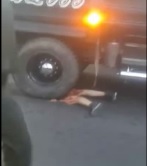 Crushed Under the Wheels of Semi