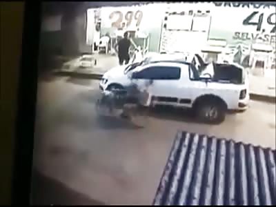 Dude Chillin' Outside Shot in Driveby