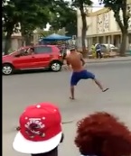 Absolute Drugged up Moron vs. Truck