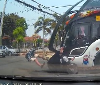 Another Biker Hit in Exact Same Place as other One