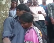 Forbidden Couple Hang Themselves Together in a Tree