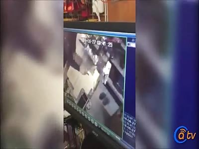 Female clerk is stabbed to death and robbed 