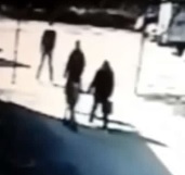 Little girl hit a guy with a kick scooter and he brutally beats her with it