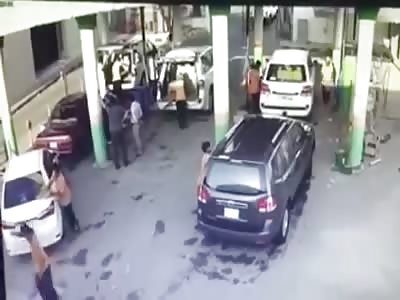 Crushed by Car at the Carwash