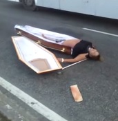  New Better Angle of the Accident with Funeral Car