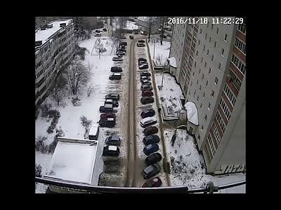 Suicide Jumper Leaps to his Death from Building