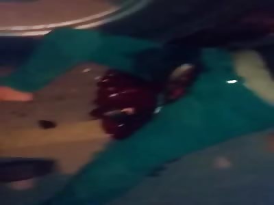 Couple was run over by truck, man was crushed