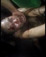 Naked Thief Tied to a Pole and Savagley Beaten