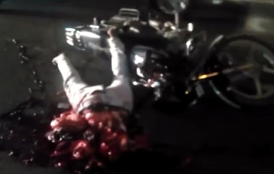 Rider Horrifically Cut in Half