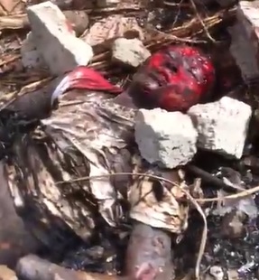 Kid Stoned to Death and Burned by Angry Crowd