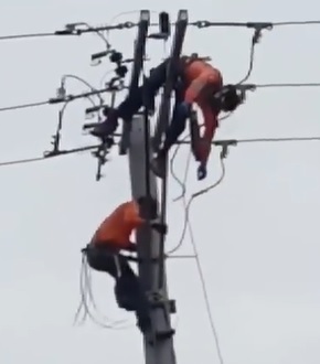 High Voltage Work Accident