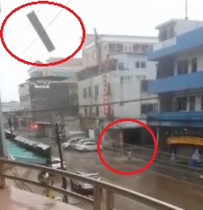 Final Destination Death... Wood Panel Kills Man on Street