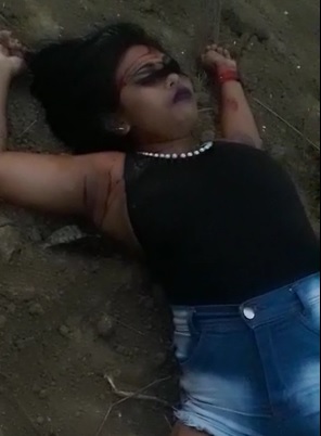 Aftermath of Woman in Short Shorts