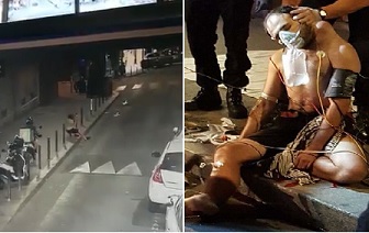 Bizarre Suicide Guy Lands on Pole Through His Ass From Jump