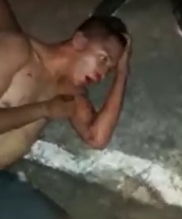 Thief Caught and Tried by Townspeople 