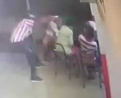  Guy Wearing Red and White Waldo Shirt .. Walks Up and Kills Rivals