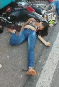 Aftermath with People Bent the Hell Up.