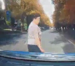 Grandma Blasted on the Road