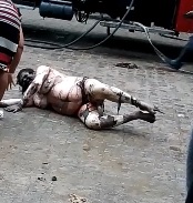 Woman in Agony... Burned While Burning Her Home Down