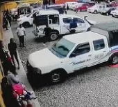 IDIOT Trying to Park Crushes a Man In Front of Store(Action &  Aftermath)