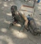 Thief Being BBQd Begs For Mercy