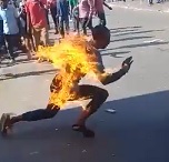 The Burning Man Don't Wanna Be on Fire No More.