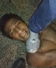 Thief Handled by Crowd... Shot in Both Feet