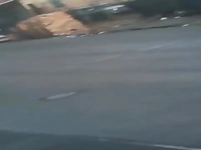 Gang Finish Guy off with a rock 