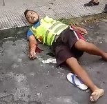 Workers Last Dramatic Breath of Air