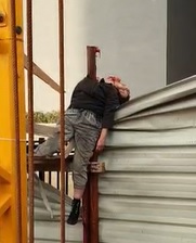 Suicide Jumper Impaled 