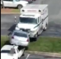 While Medics Treats Patient Man Steals Ambulance..Crashes Everything