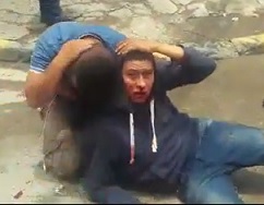 Crying Best Friend Thieves Beg for Mercy From Crowd