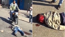Thieves Savagely Killed by Mob... Heads Ran Over with Bikes
