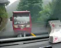 Headon Rickshaw Collision with Aftermath