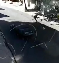 Best Ragdoll Pedestrian Vid Ever... Dude FLOWN!