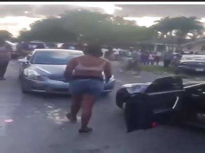 Bitch that Thinks She Tough Gets Instant Dose of Karma