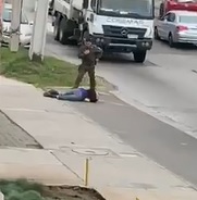 Man Attacked a Police Officer with a Scissor to Cut Grass