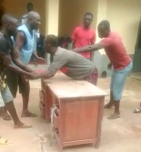 Public Ass Beating over a Desk