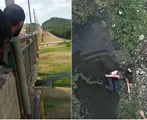 Female Suicide Jumper (w/Aftermath)