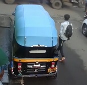Oblivious Man Steps on Live Power Cable