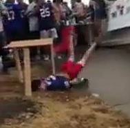 Is He Dead? Moronic Bills Fan Misses Table 