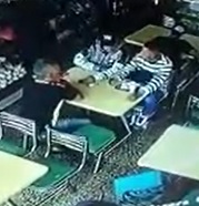 Last Supper: One of These  3 Men Gets  Shot in the Face