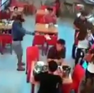 Incredible Walk Up Head Shot Murder in Restaurant