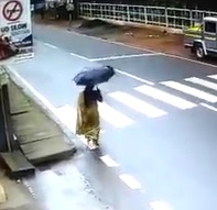 Her Last Walk in the Rain (2 Angles)