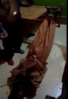 Tied Up and Beaten by Store Owner