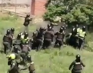 Three Incredible Angles of a Bomb Detonating on Police