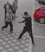 Shot Dead by Jump Suit Man